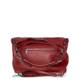 Geanta dama de umar din piele naturala DiAmanti Gioia Rosu inchis D1520